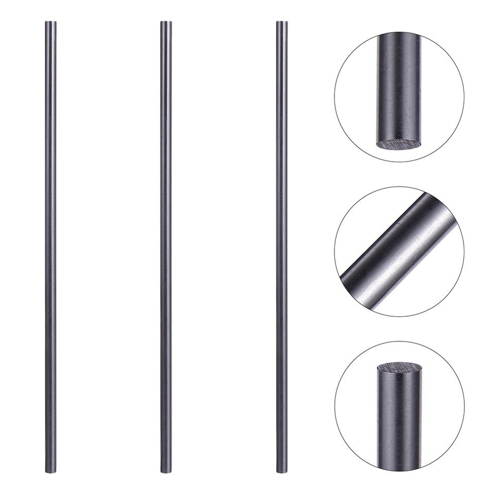 3Pcs Graphite Stirring Rods High Purity Graphite Stick for Casting and Mixing