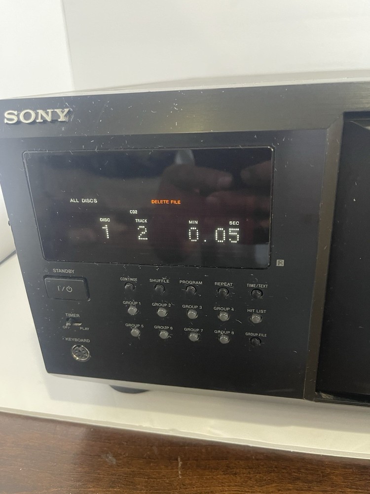 DEFECTIVE Sony 300 Disc CD Changer CDPCX300 G3D