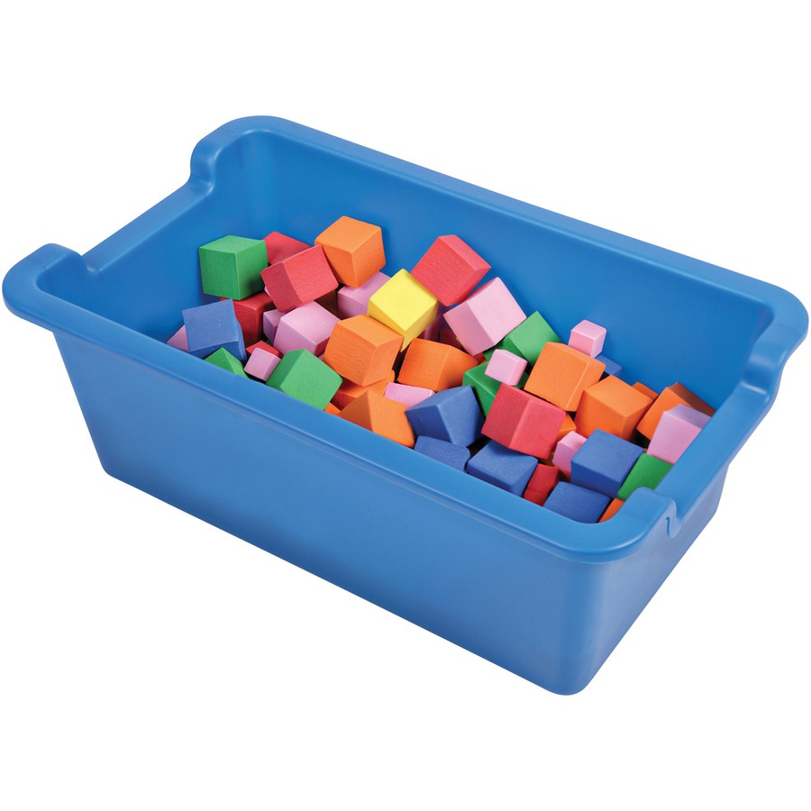 Deflecto Antimicrobial Rectangular Storage Bin (39510blu)