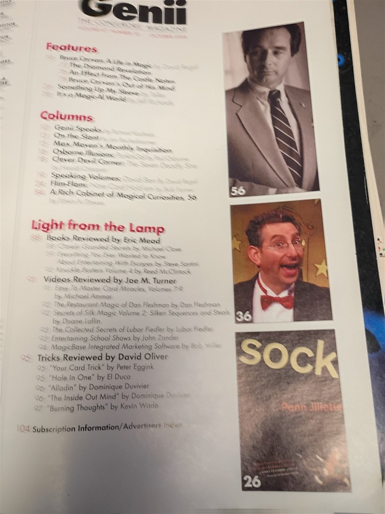 Bruce Cervon Genii Magazine Issue #9