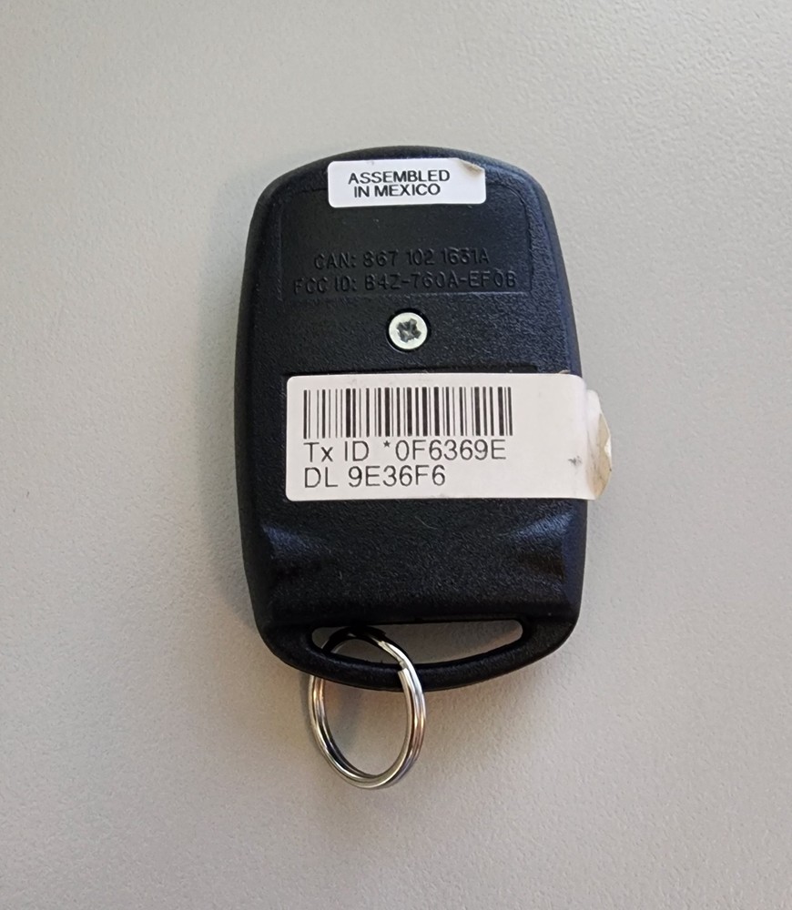 GE Security Interlogix NX-470 4 Button Key Fob