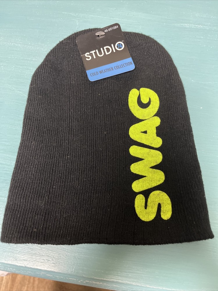 SWAG Beanie Hat. STUDIO. Cold Weather Collection NWT