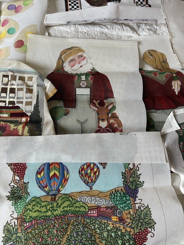 16 Needlepoint Canvases