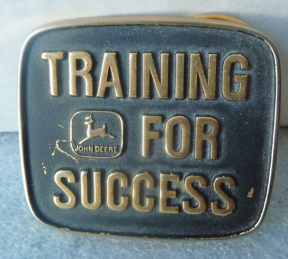 1992 John Deere Training For Sucess Belt Buckle #204