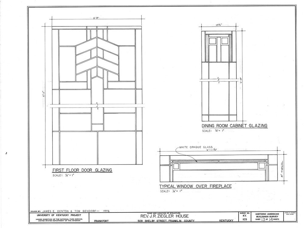 Frank Lloyd Wright Prairie Home, 3-4 bedrooms, architectural house plans