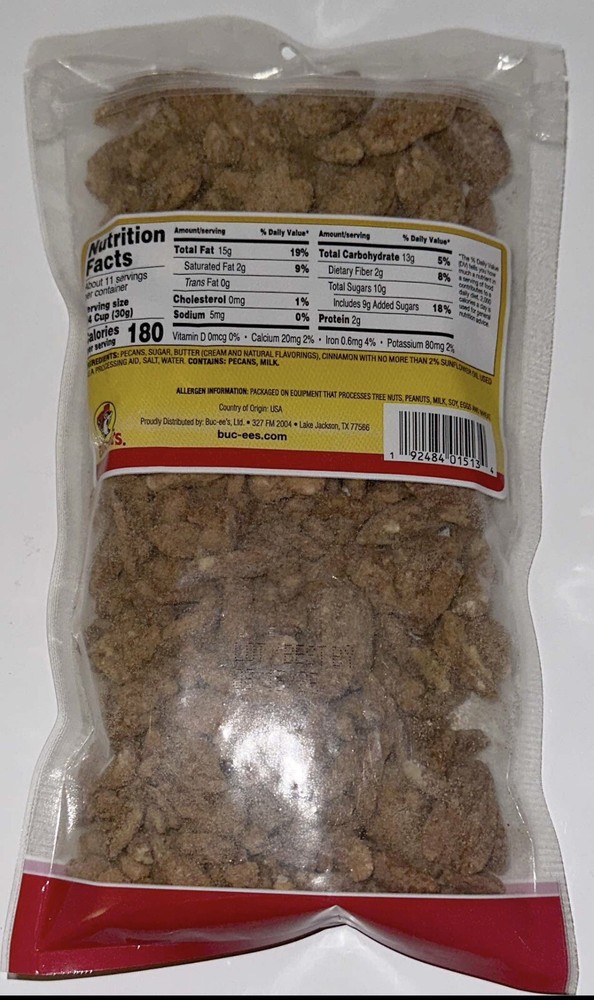 Buc-ee's Cinnamon Pecans