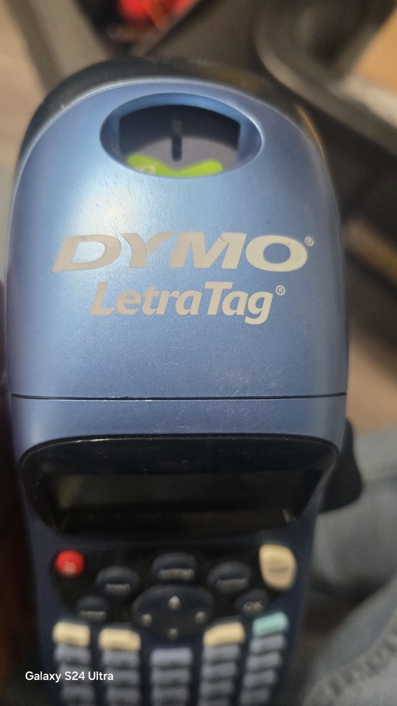 Lot 2 Casio KL-100 Dymo LetraTag Handheld Label Makers Used
