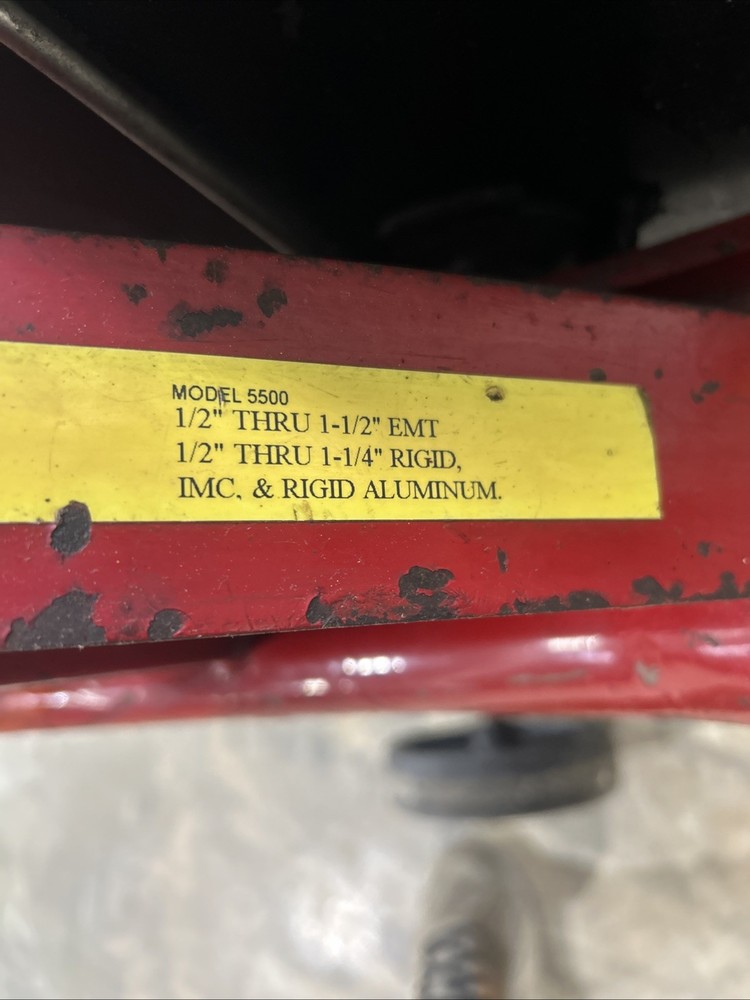 Lidseen Model 5500 Pipe Bender, Conduit Bender . Chicago Pipe Bender