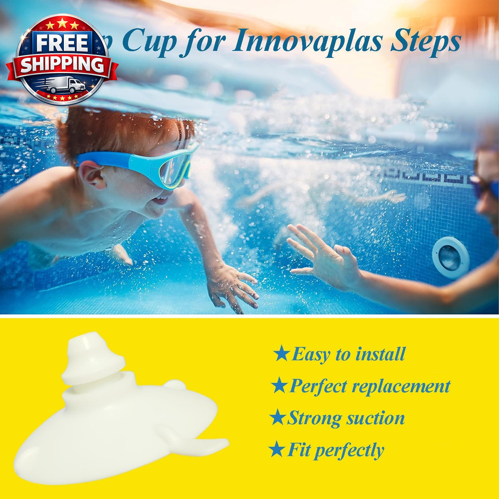 Pool Step Suction Cups Replacement for Innova Plas Ladder above Ground Steps 1Pc