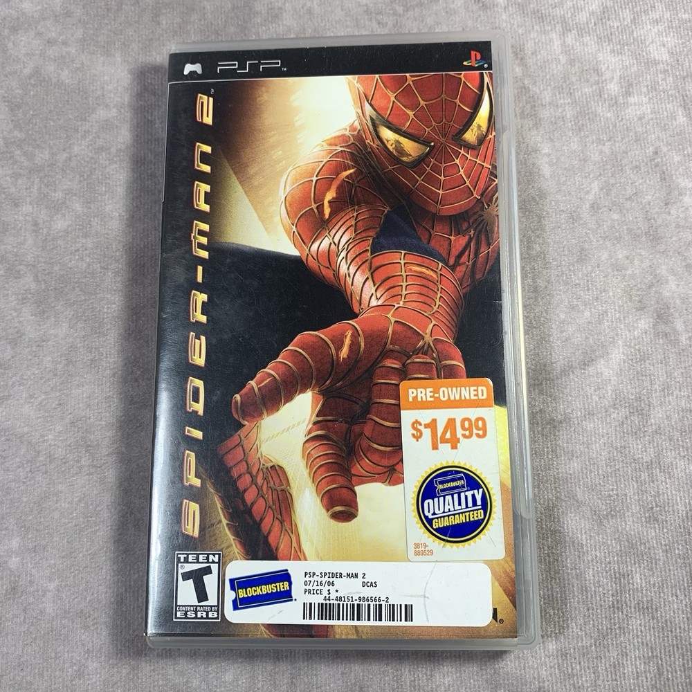 Spiderman 2 PSP Case Only