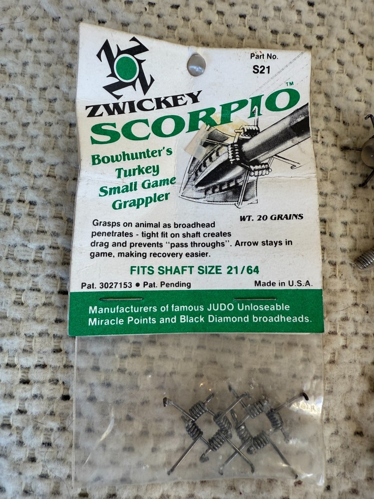 Zwickey Judo and other Small Game Archery Points