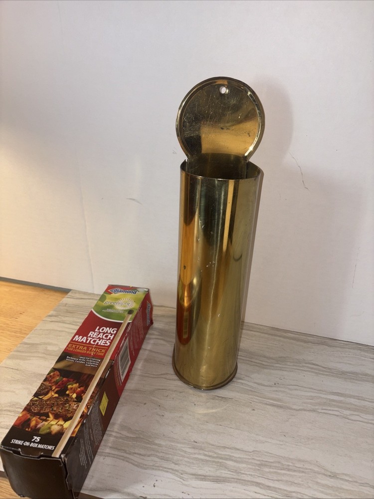 Brass Metal  Long Match Holder