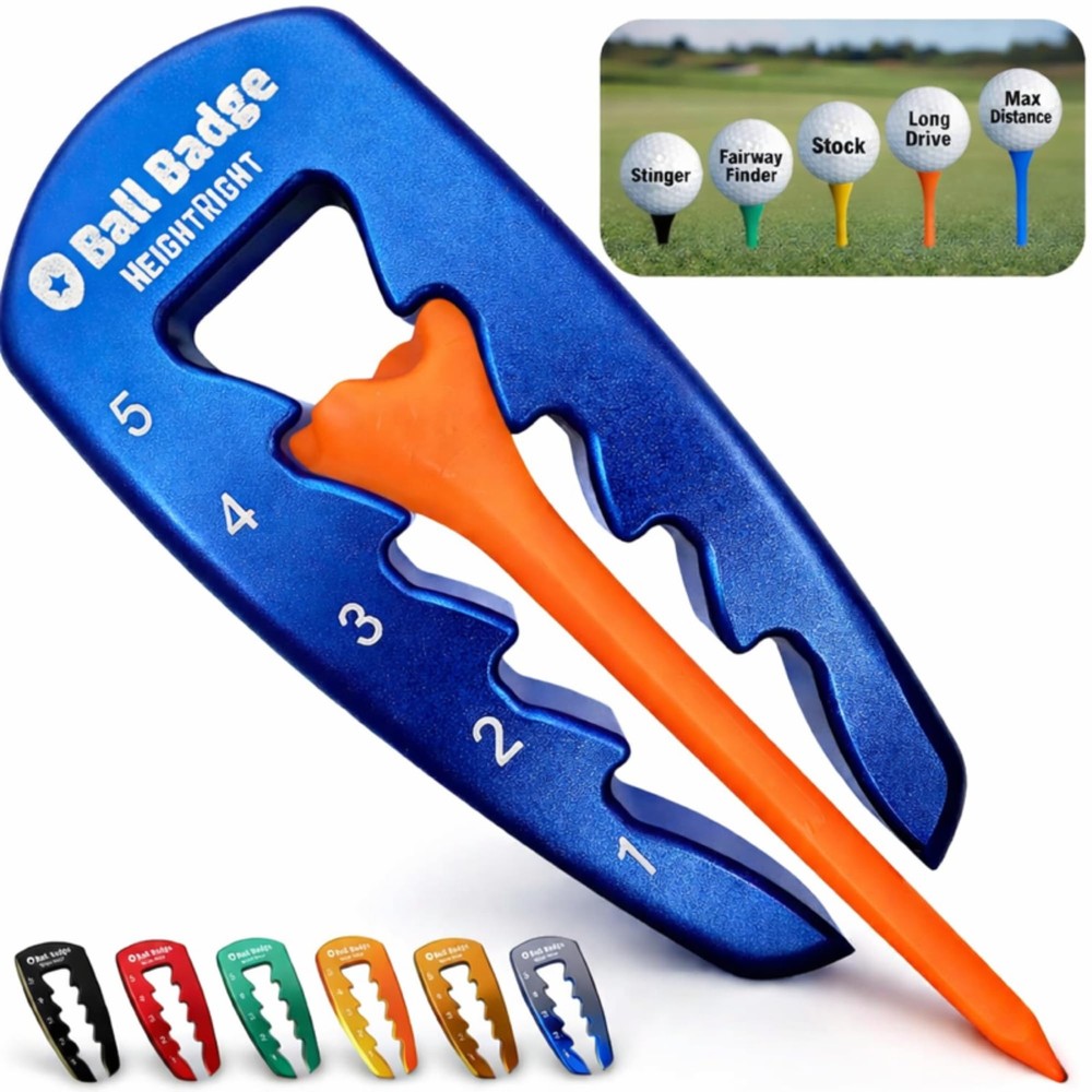 Adjustable Golf Tee Height Tool – Precision Height Setter for Consistent Swings