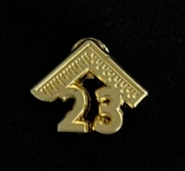 Masonic Master's Lapel Pin 2023 - Small (WMP-23-SM)