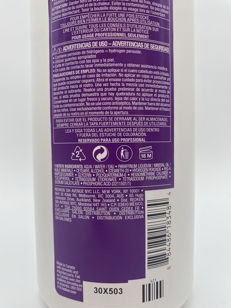 Redken Chromatics Oil In Cream 10 Volume Developer 32 oz