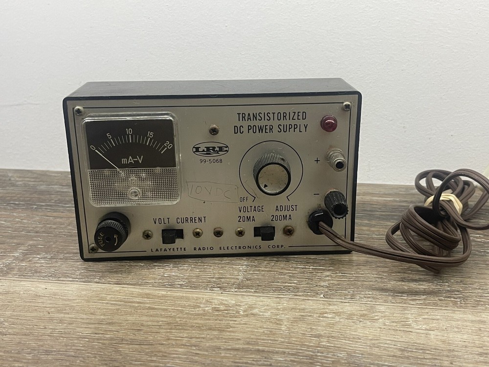 Lafayette Transistorized power supply LRE 99-5068 Powers on Untested