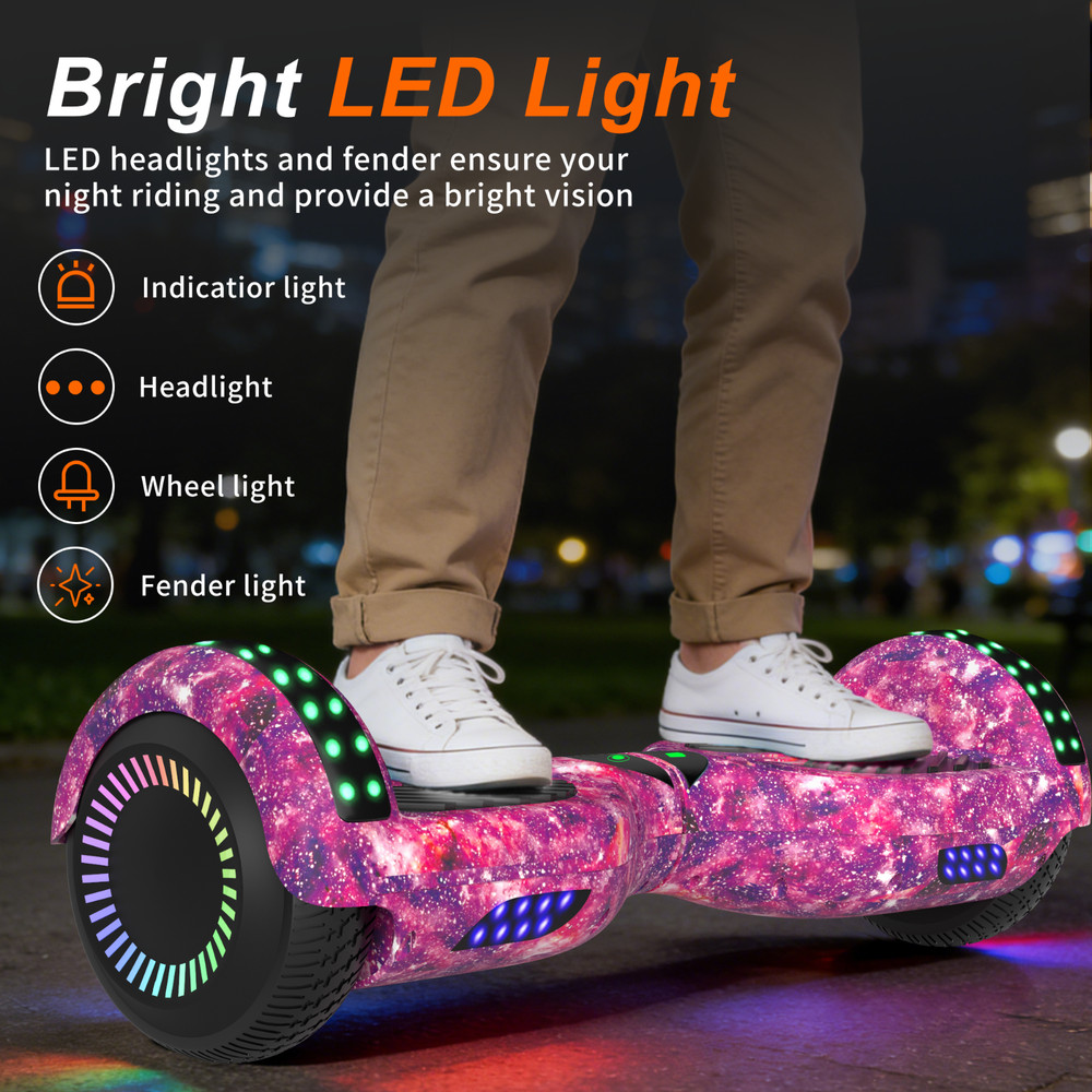 Commugo Hoverboard Bluetooth All Terrain Hover Board LED APP Control UL 2272