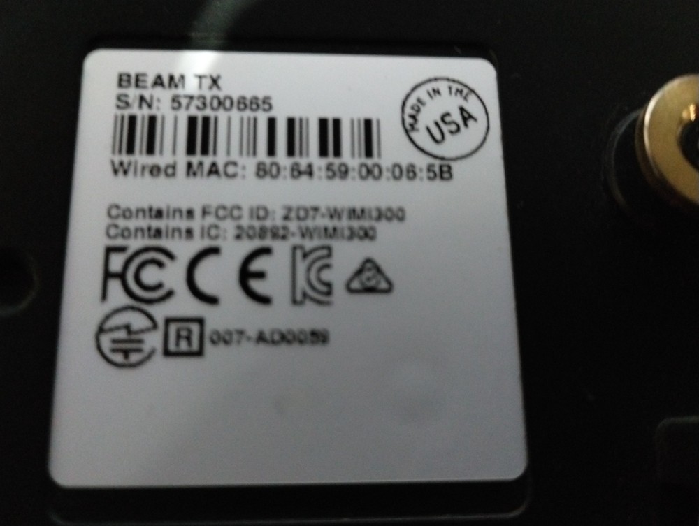 Teradek Beam TX and RX Receiver Transmitter set