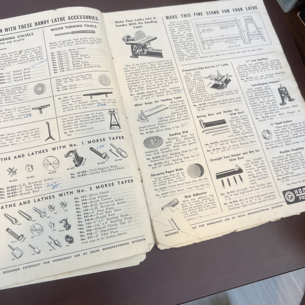 Homecraft Power Tools Catalog Without Cover