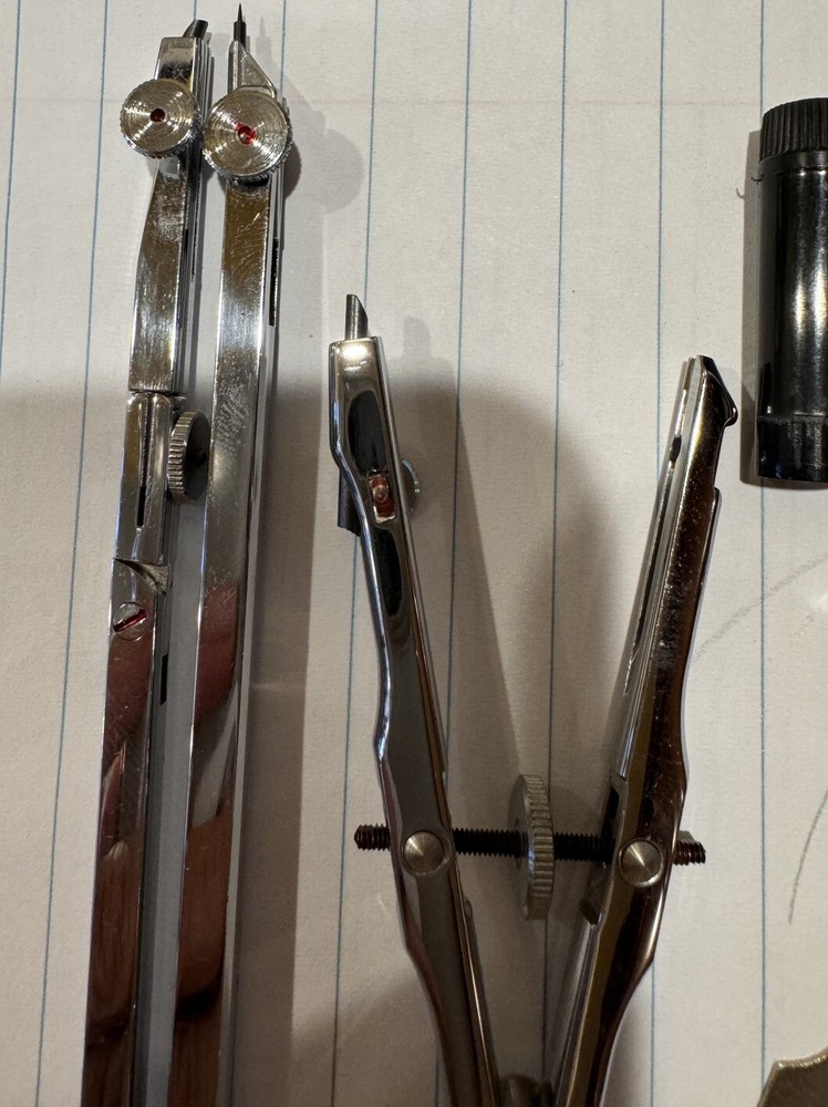 BB Berrick B.100 Precision drawing instruments Compass Set