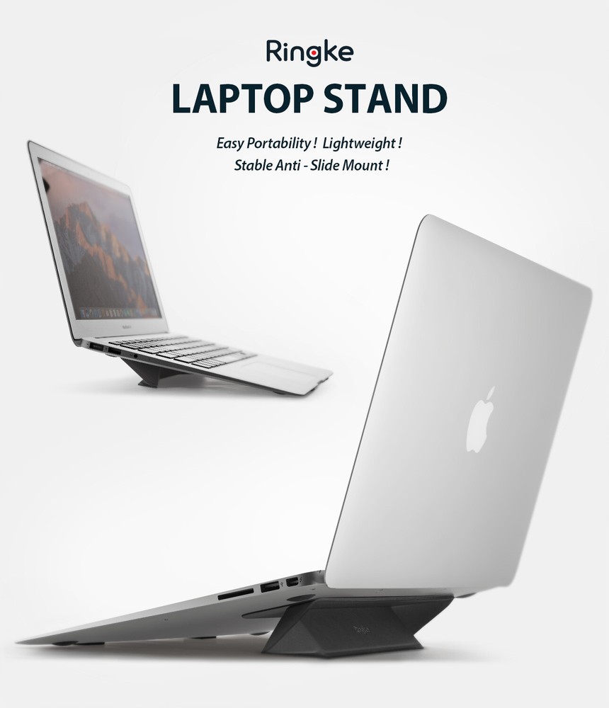 Laptop Stand | Ringke [Stand] Portable Foldable Adjustable Lightweight