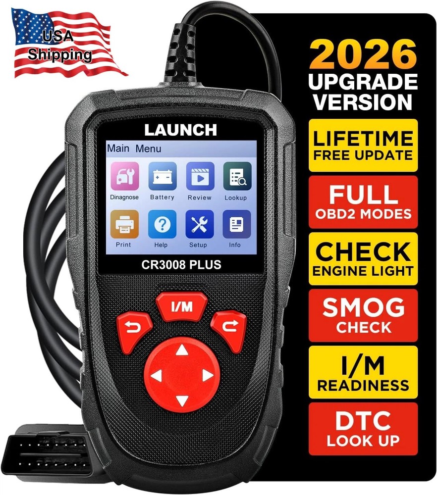 LAUNCH OBD2 Code Reader Automotive Diagnostic Scan Tool Full OBDII Check