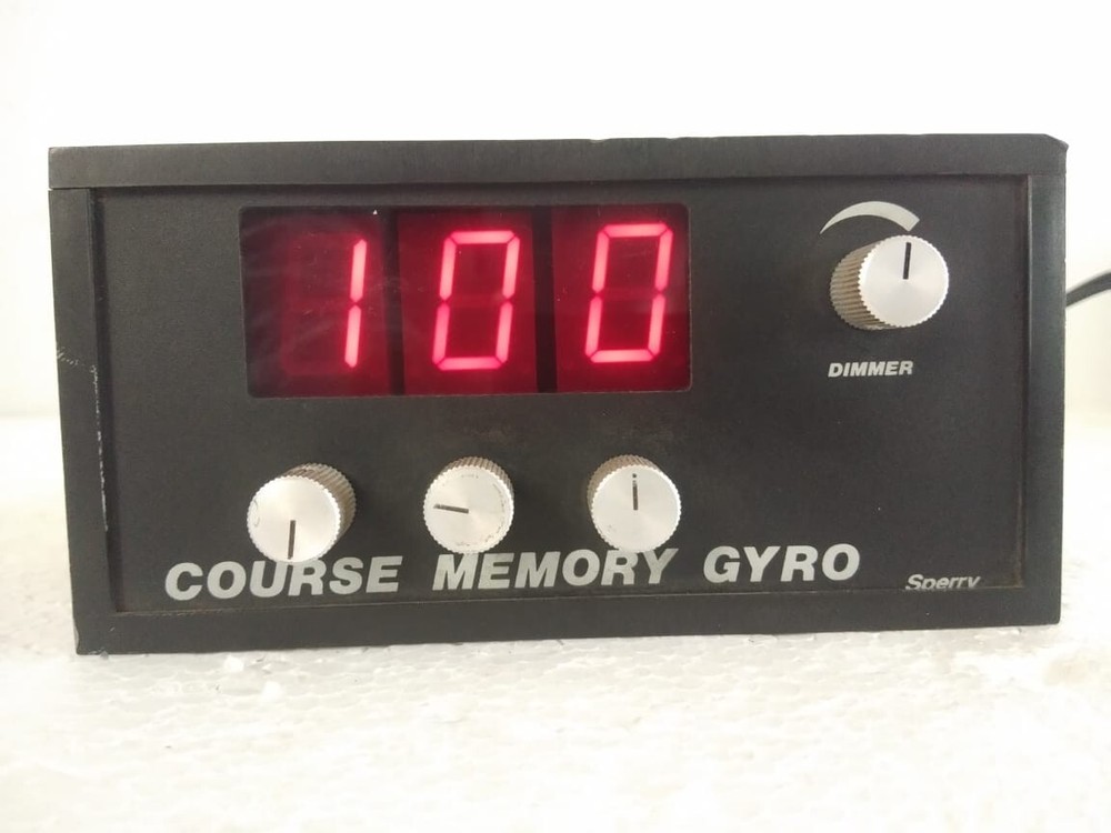 SPERRY COURSE MEMORY GYRO Input Power 24 VDC