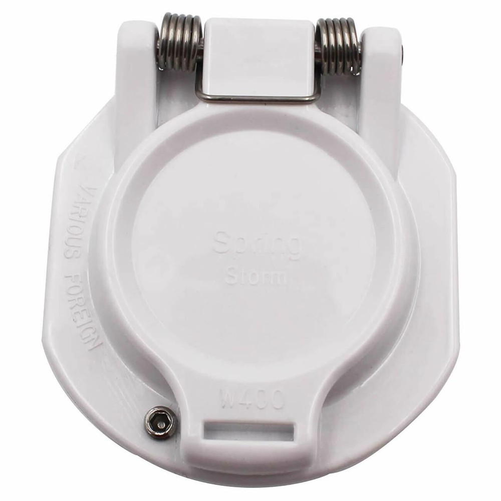 Safety Pool Vacuum Lock Wall Fitting White W400BWHP