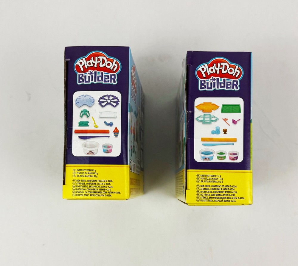 New Sealed Play-Doh Builder Bundle of 5 Kits
