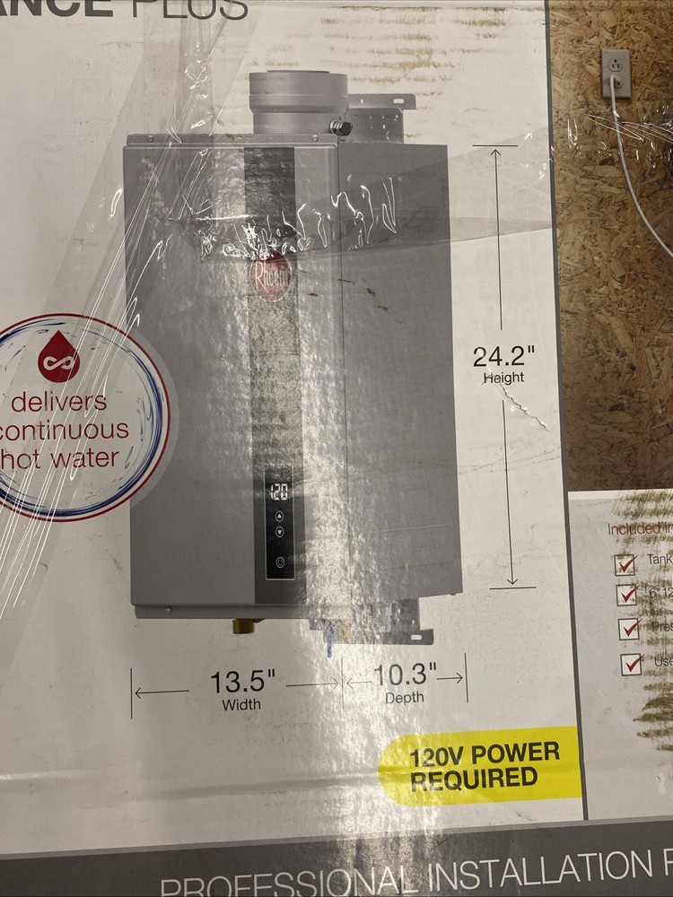 Rheem Performance Plus 7.0 GPM Non-Condensing Indoor Natural Gas Tankless Water