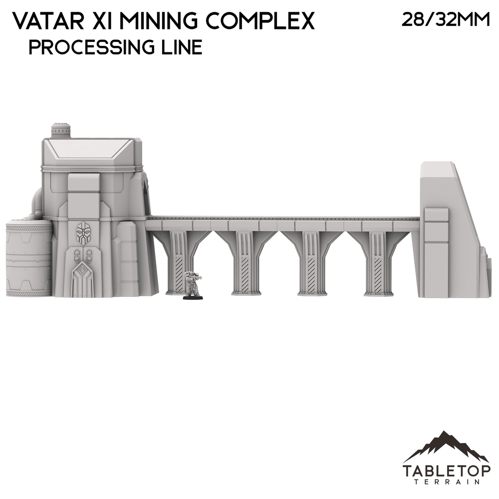 Processing Line - Vatar XI Mining Complex - Grimdark Wargaming Terrain