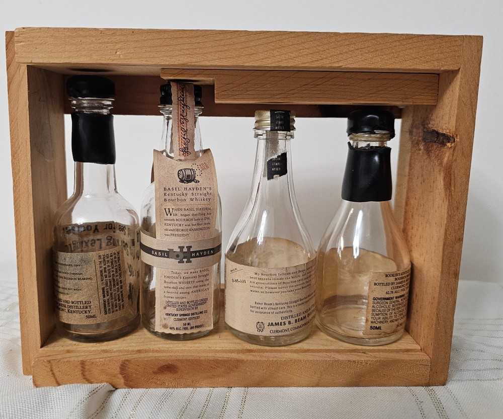 Mini Bar Back Display Of Bourbon