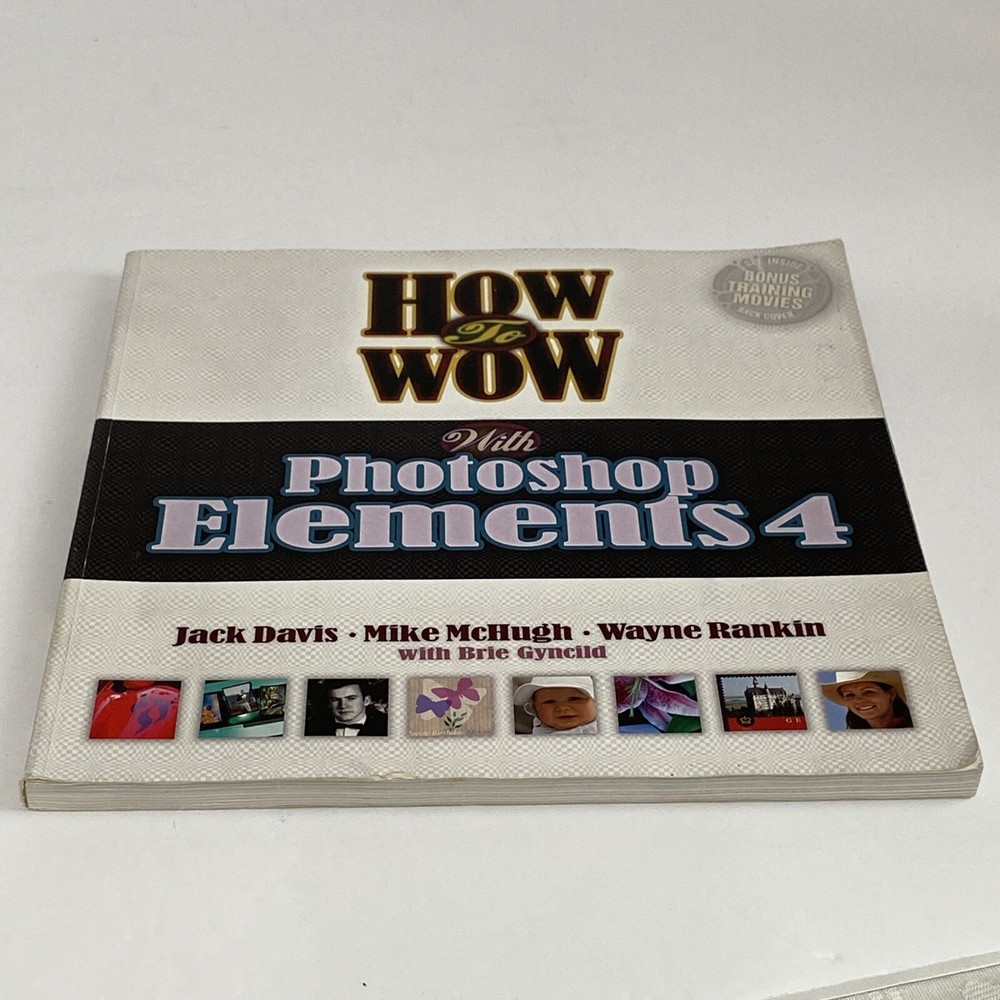 Adobe Photoshop Elements 7 Software Edit Enhance Create Share For PC With BOOK!