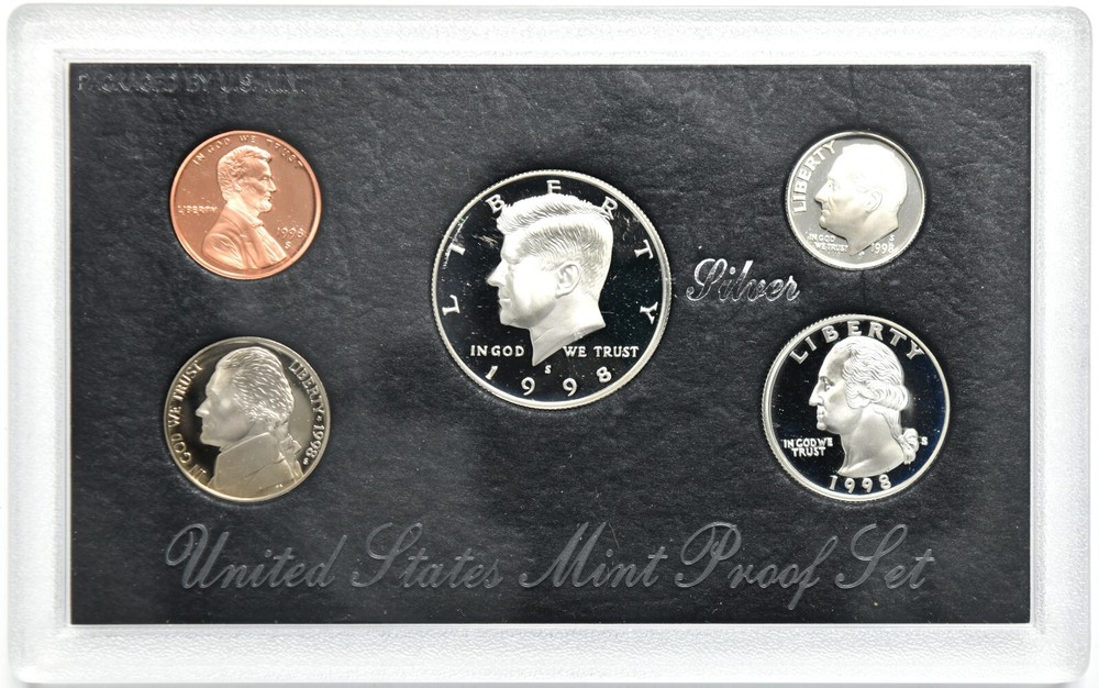 1998 Silver Proof Set W/ Box & COA