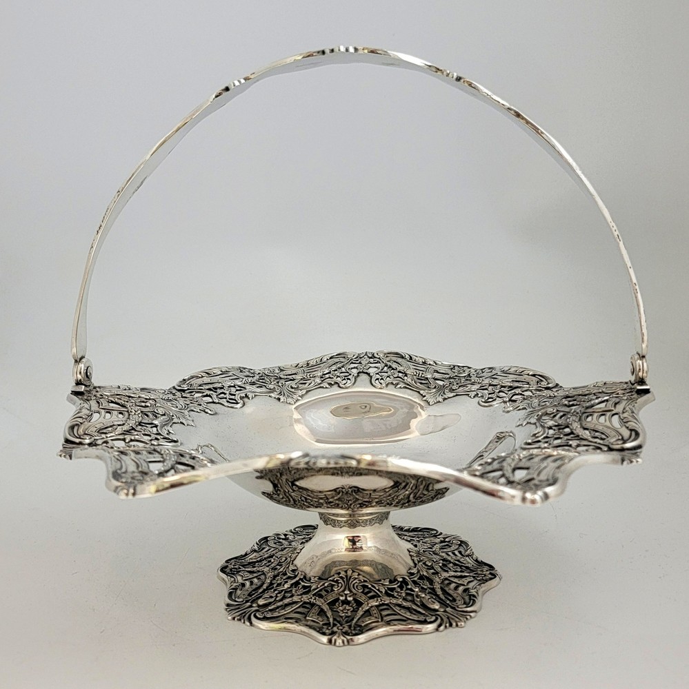 Sterling Silver Basket by Dominick & Haff Rare