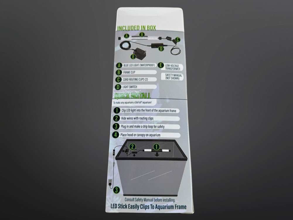 Aquarium Miscellanious Equipment Bundle (heater, filter, & light)