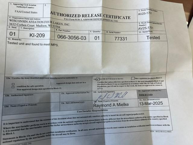 Bendix/King KI-209 (Unit Only)