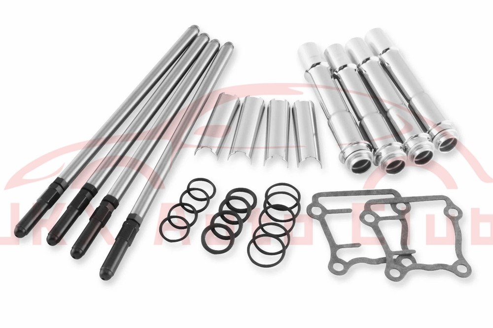 Cycle Adjustable Pushrod Kit Set With Covers b #93-5095#