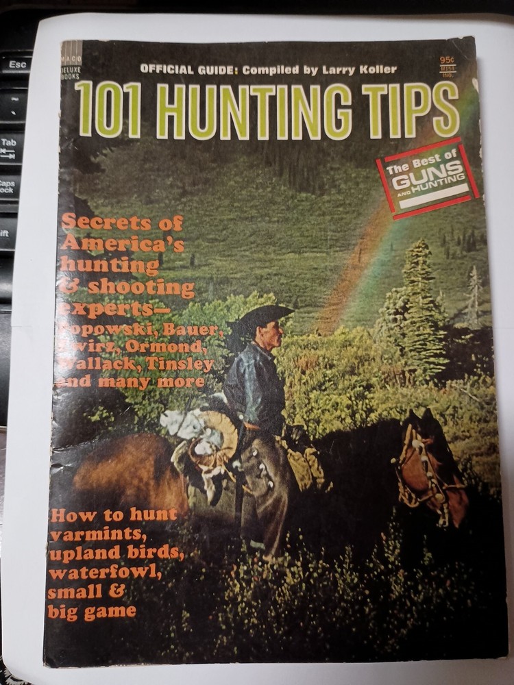 101 Hunting Tips Larry Koller Vintage 1966  C4
