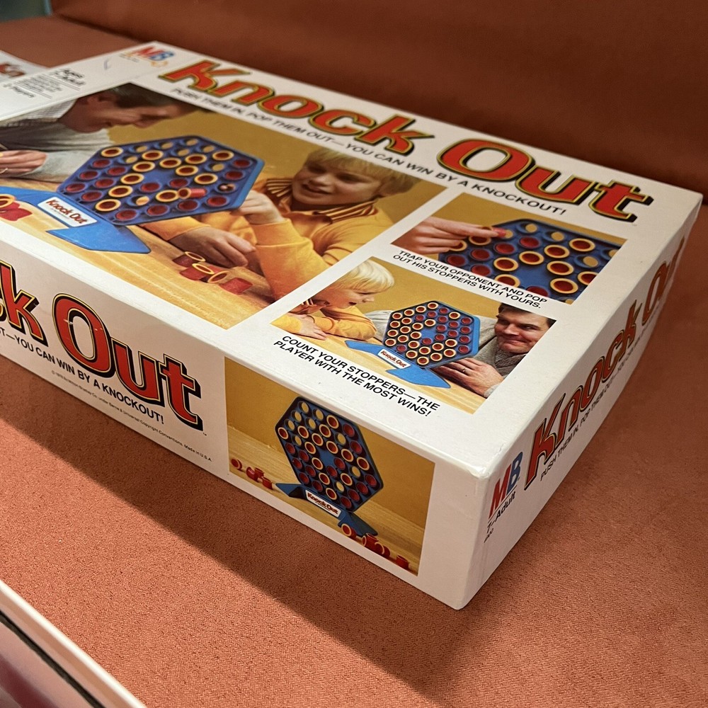 Milton Bradley 1978 Knockout Board game vintage W/ Instructions COMPLETE