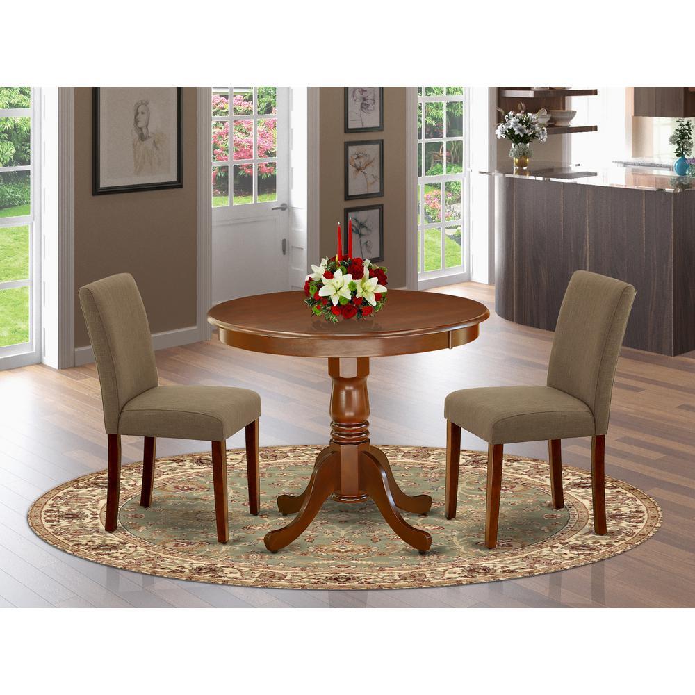 Dining Room Set Mahogany, ANAB3-MAH-18