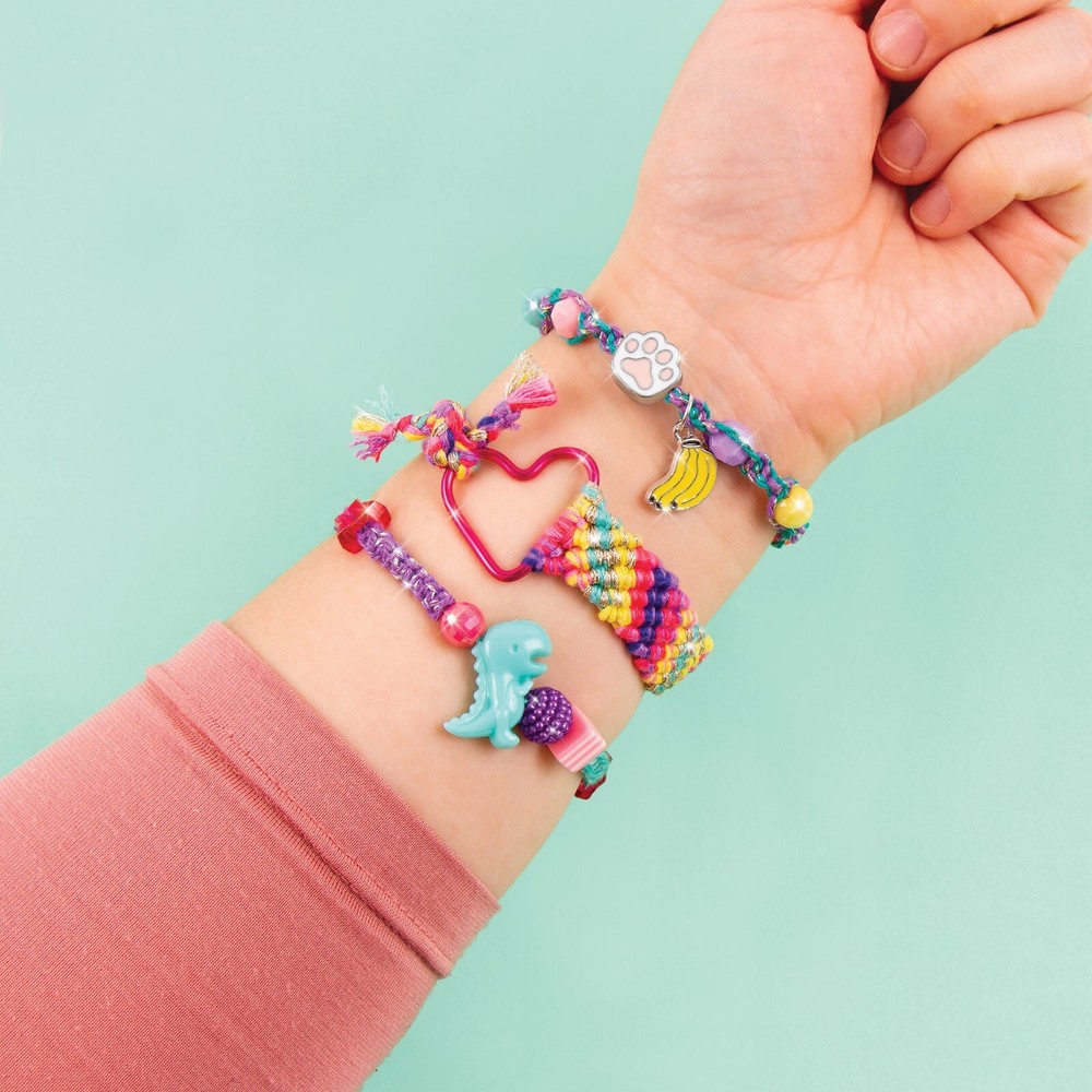 Make It Real: Good Vibes Bracelet Kit - Create 5 Unique Cord Charm Bracelets