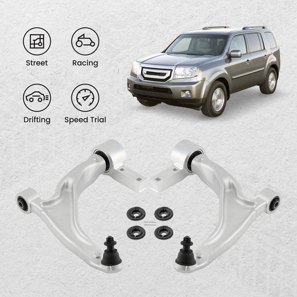 2x Front Lower Control Arm Set For 2009-2015 Honda Pilot Driver & Passenger Side