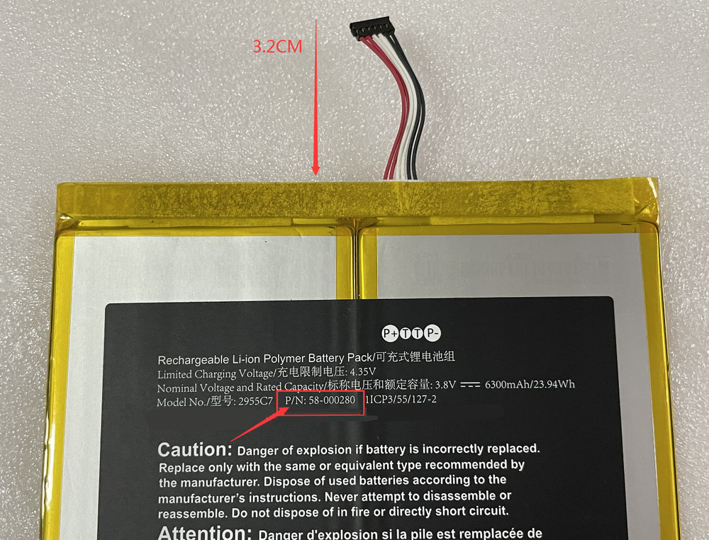 Replace Battery For Amazon Fire HD 6 7 8 10 Kindle Fire 7 5th 7th 9th 2012-2019