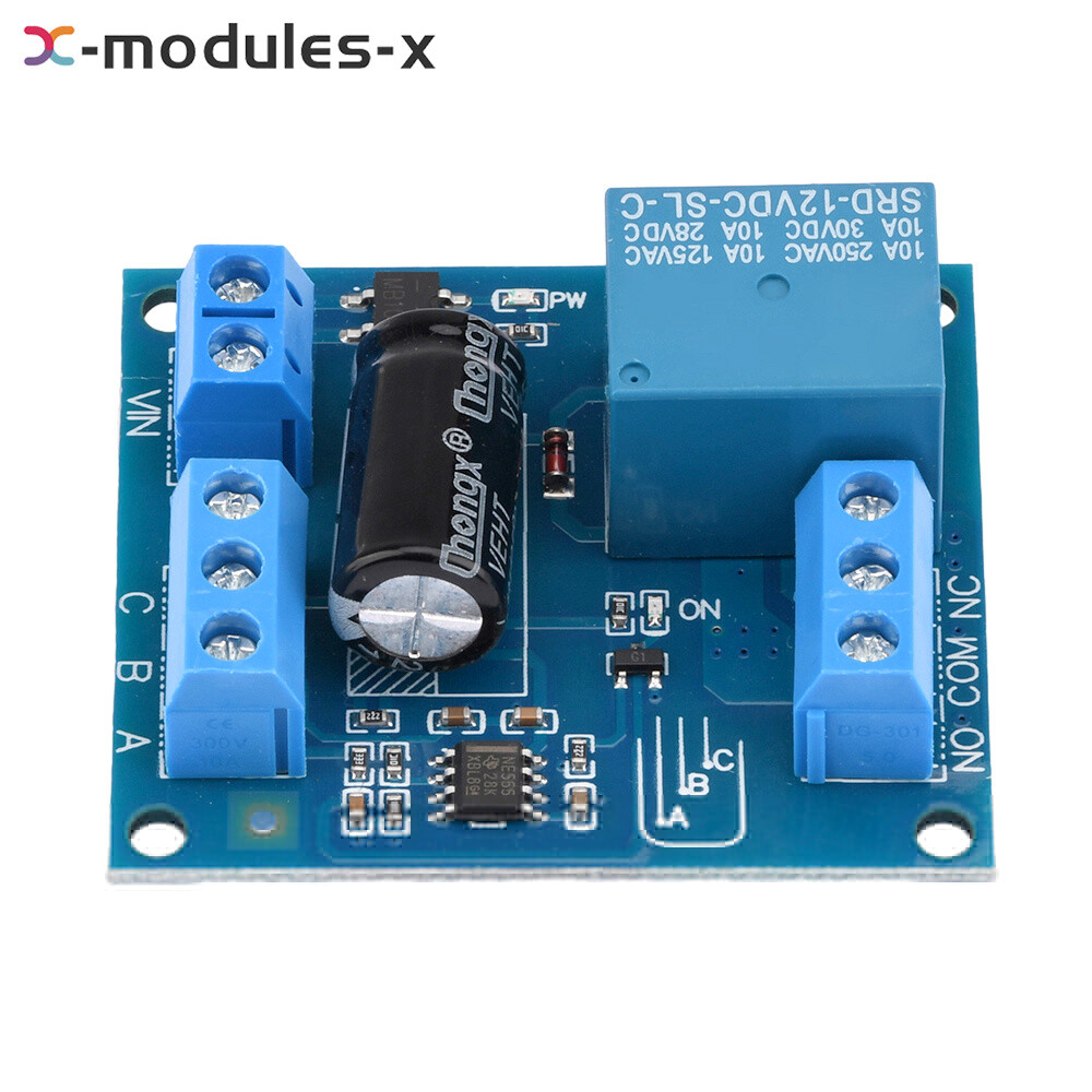 DC12V NE555 Automatic Water Level Control Module Liquid Sensor Switch Relay New