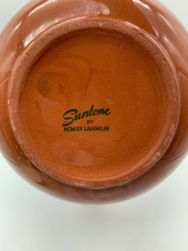 HOMER LAUGHLIN SUNTONE BROWN TEAPOT