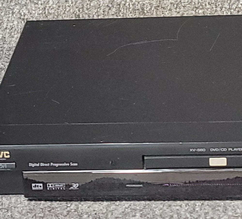 JVC XV-S60BK 4-Head DVD Player (missing remote)