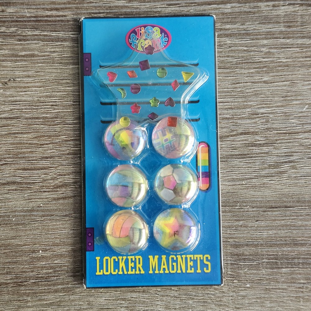 Vintage Lisa Frank Locker Magnets (MISSING STAR)