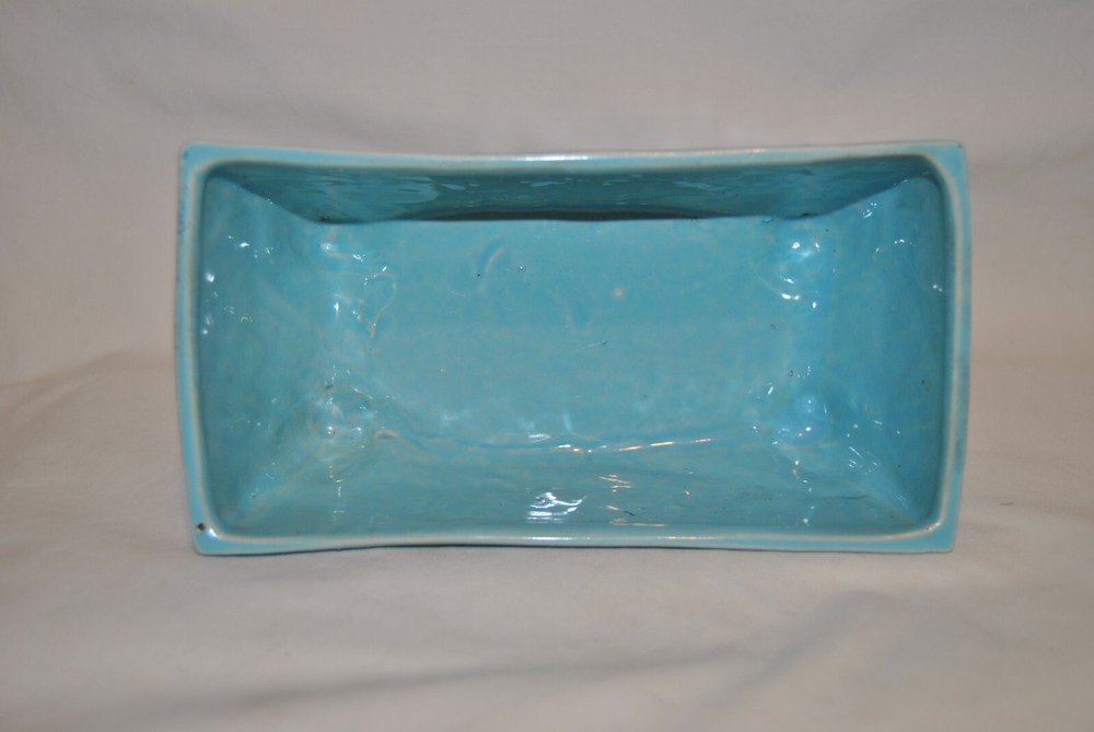 Mccoy Blue Pinecone Rectangle Planter
