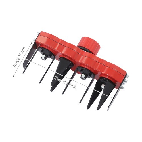 4-Tooth Multi-Function Weeding Wheel Weeding Attachment Wheel Grass Remover Tool
